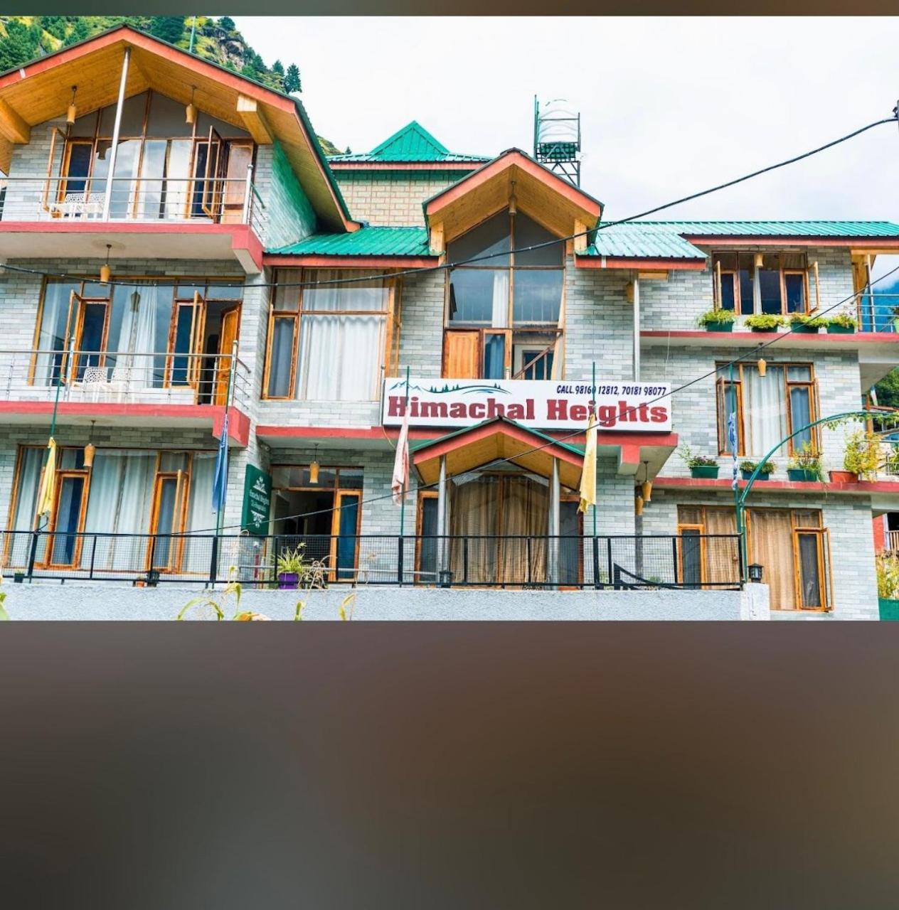 Hotel Himachal Heights Manāli Kültér fotó